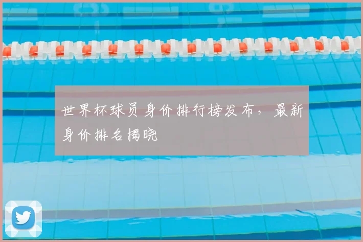 世界杯球员身价排行榜发布,最新身价排名揭晓