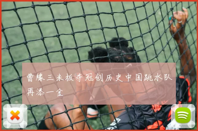 曹缘三米板夺冠创历史中国跳水队再添一金